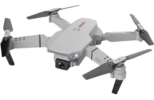 Drone E88 Pro Dual Câmera 4k Wifi 2 Baterias De Cor Preto Ou Cinza