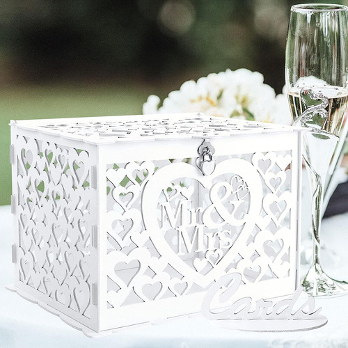 Titular De La Caja De Dinero De La Boda De Ywlake Con Letrer