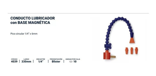 Conducto Lubricador Torno Agujereadora Bremen® 4039 +regalo