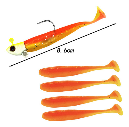 D1y: 2 Cebos De Pesca Cebos De Silicona Cebos Artificiales