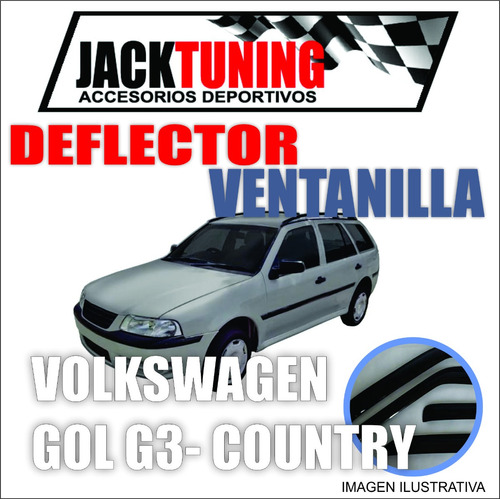 Deflector De Ventanilla Gol G3 4p/ Country Delantero Coliza