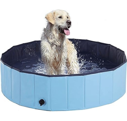 Piscina Plegable Para Mascotas Piscina Verano 160x30 Xl