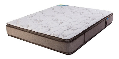 Colchon Suavestar Boreal Bamboo Pillow Top 200x200x31 Color Marrón Claro