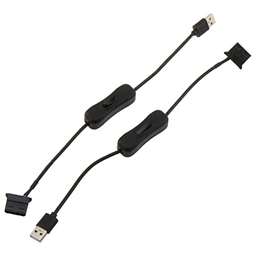 2pcs Cable Adaptador De Usb Ventilador 4pin Molex Inter...