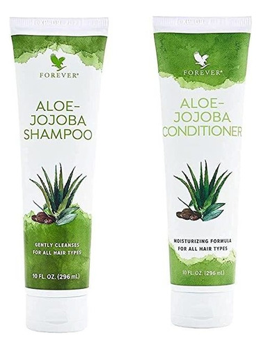 Forever Nuevo Y Mejorado Aloe-jojoba Champú Y Acondicionad.