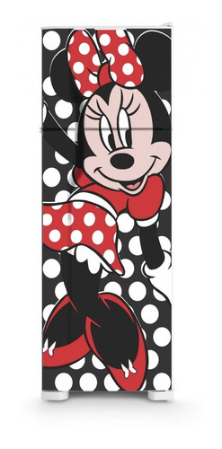 Adesivo Envelopar Porta Da Geladeira Freezer Cozinhal Minnie