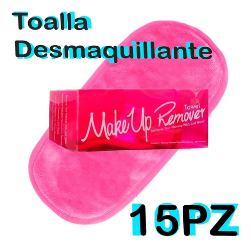 Make Up Eraser Toalla Desmaquillante Mejor Calidad 15 Piezas