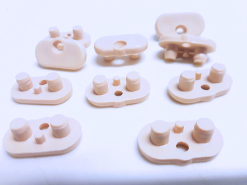 Tampa De União Porta Sanfonada Pvc (kit Com 10 Peças) Areia