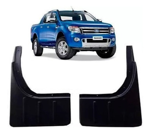 Jogo Parabarro Ford Ranger 2013 2014 2015 Traseiro - 2 Peças