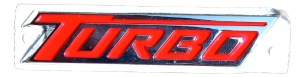 Emblema Turbo Vermelho Tras Gm Cruze 2016 2023 Novo Original
