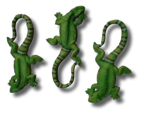 Iguana Colgante Para Pared O Jardin, Figura De Resina