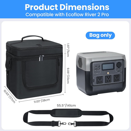 Funda Para Generador Compatible Con Ecoflow River 2 Pro, Bol