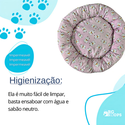 Alfileres redondos con estampado Velboa para mascotas, 50 x 50 cm, impermeables, color pajizo, diseño liso