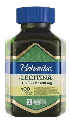 Lecitina De Soya 100 Cápsulas - Unidad a $430