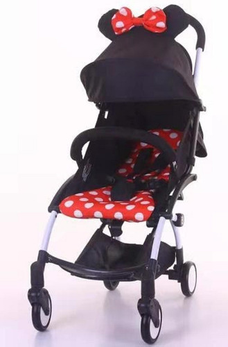 Imagen 2 de 7 de Coche De Bebe Yoya 175° Minnie Plegable Liviano Cinturon