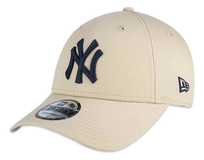 Boné New Era Aba Curva 940 Mlb Ny Yankees Oatmilk Bege Tamanho Un