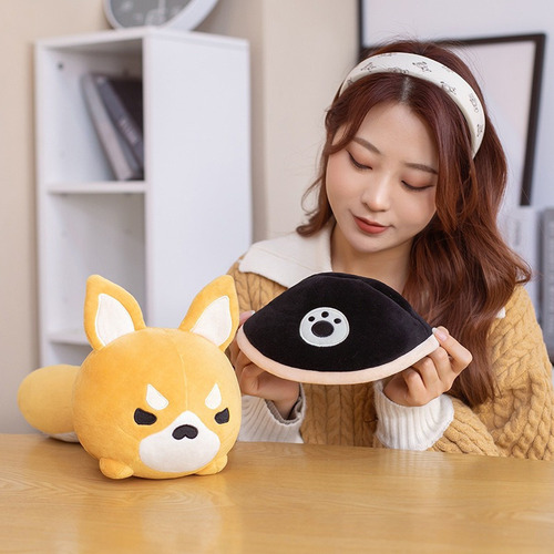 Genshin Impact Taroumaru Gorou Shiba Inu Muñeca Peluche 40cm