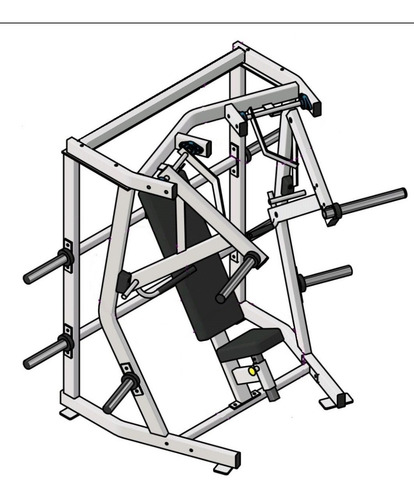 Projeto Para Fábricar Supino Declinado Original Hammer