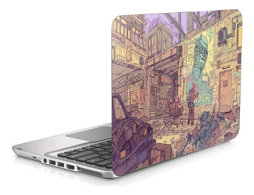 Skin Adesivo Protetor Notebook 17 Cyberpunk 2077 Valentinos