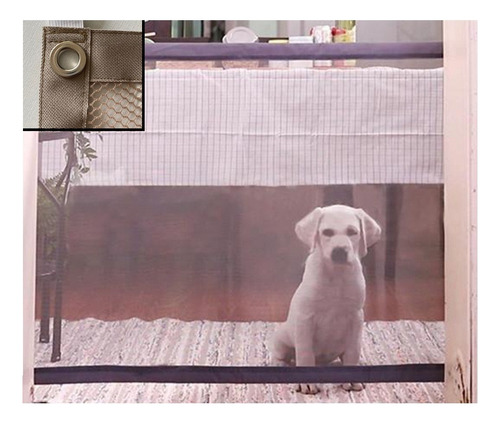 Portão Grade De Porta Cachorros Pet Magic Dog Gate Cães 110