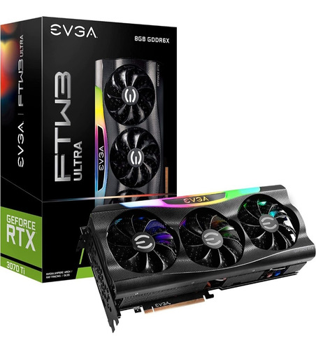 Evga Geforce Rtx 3070 Ti Ftw3 Ultra Gaming, 08g-p5-3797-kl, (Reacondicionado)