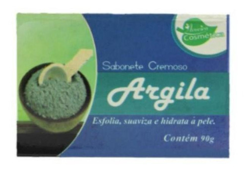 12 Unidades Sabonete Sólido Argila 90g Aroeira Cosmética