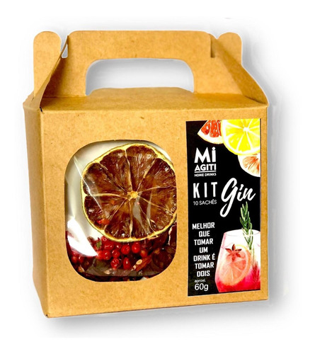 Kit Gin Tônica Especiarias 10 Sachês (ginbox) Para Drink