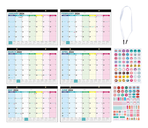 Calendario De Pared Inglés Household Notting Monthly 2024