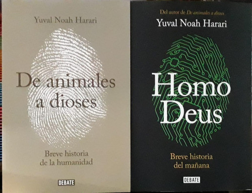 Lote X 2 De Animales A Dioses Homo Deus Harari Debate