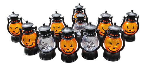 12 Lampara Farol De Clabaza Halloween Dia De Muertos