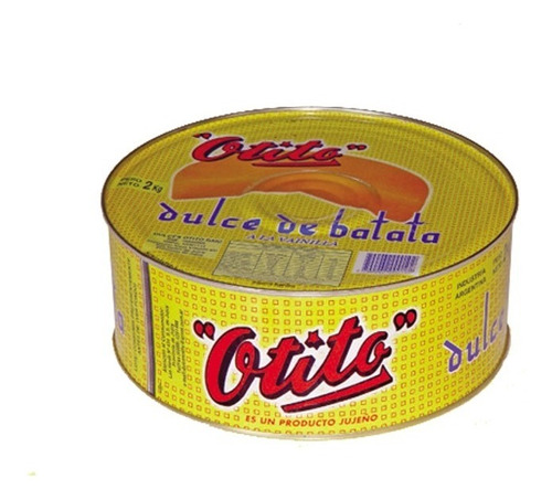 Dulce De Batata A La Vainilla X 2 Kg Otito. 