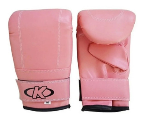 Guantes Guantillas De Boxeo De Entrenamiento. Talle M. Rosa