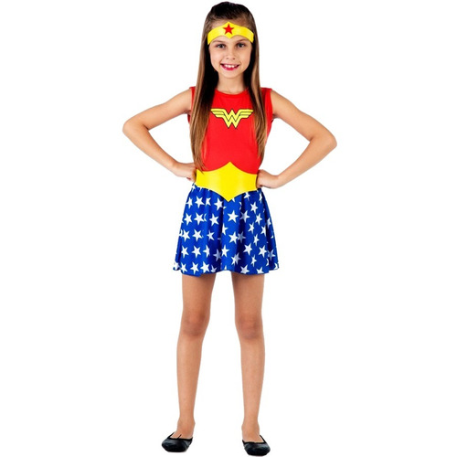 Mujer Maravilla Pop Disfraz Infantil Dc Comics Sulamericana