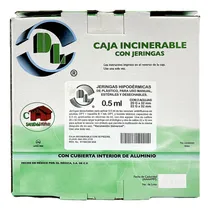 Comprar 50 Jeringas Vacunación 0.5 Ml Con Doble Aguja Influenza, Dpt Capacidad En Volumen 5 Cc