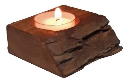 Porta Velas Aromáticas Tealights Madera Mod. 1 Clavel 2s