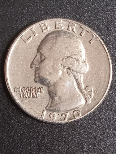 Estados Unidos 1970 D. Moneda De Quarter Dollar. Mb. Mira!!!