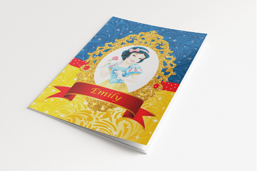 Libro Colorear Editable Para Imprimir Blancanieves
