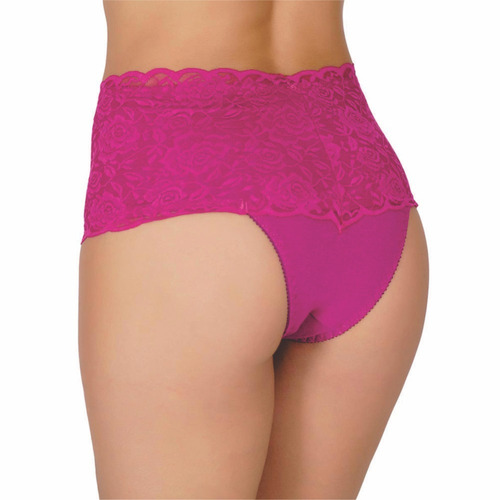 Imagem 5 de 9 de 10 Calcinha Cinta Cintura Alta Renda Barato Lingerie Atacado