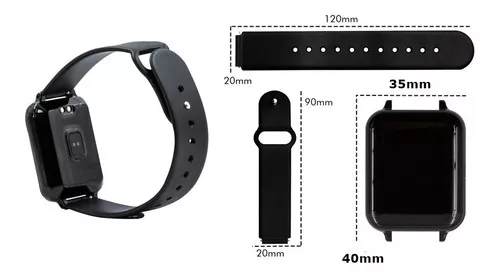 Smartband Santiago Eletro Relógio inteligente compatível para celular  smartphone: xiaomi redm mi samsung galaxy Motorola iPhone via bluetooth sem  fio Monitoramento batimentos cardiacos pressão arterial sono clima comando  de voz controle musica