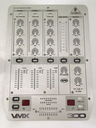 Painel Do Mixer Vmx 300 Behringer - Bom Estado,