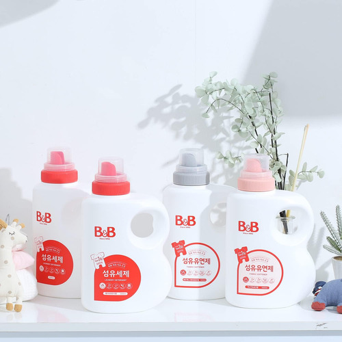 B&b - Detergente Para Ropa De Bebé, 50.7 Onzas, Detergente L