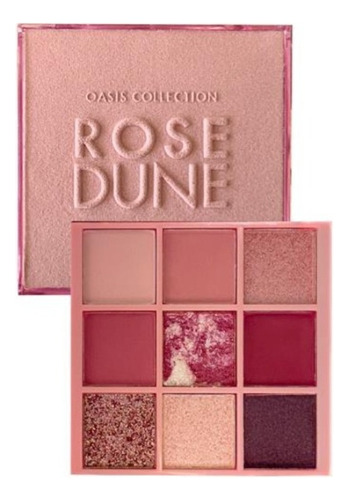 Oasis Collection Eyeshadow Palette Farmasi Color De La Sombra Rose Dune