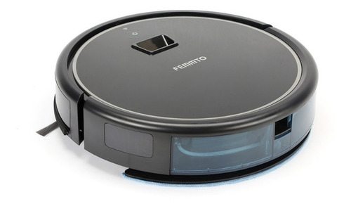 Imagen 2 de 6 de Robot Aspirador Inteligente Femmto Automática Trapeadora App Negro Con Camara Rvc000005 Trapeador Mapeo Termico Carga Automatica Programable Cubrimiento De Area 350m2 Mas Repuestos Apto Para Mascota