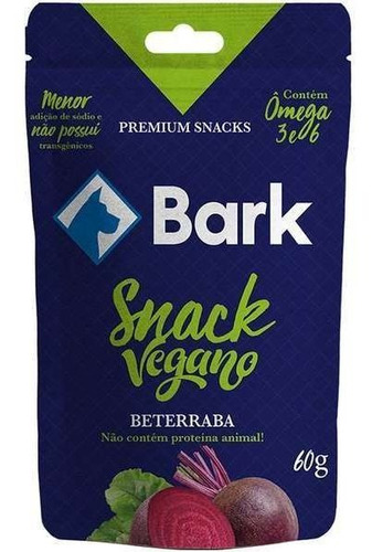 Bifinho Snack Premium Vegano Beterraba Bark 60g