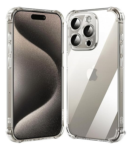 Funda Transparente Anticaída Para iPhone Alta Calidad