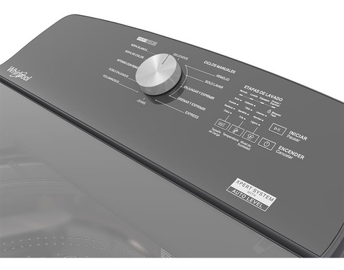 Imagen 6 de 8 de Lavadora Whirlpool Carga Superior Xpert System 24 Kg - Gris