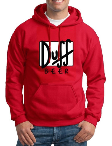 Sudadera Con Gorro Duff Beer Simpsons ¡envío Gratis!