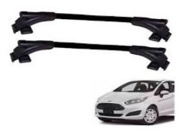 Barras Portaequipaje Caño Negro Para Ford Fiesta Max
