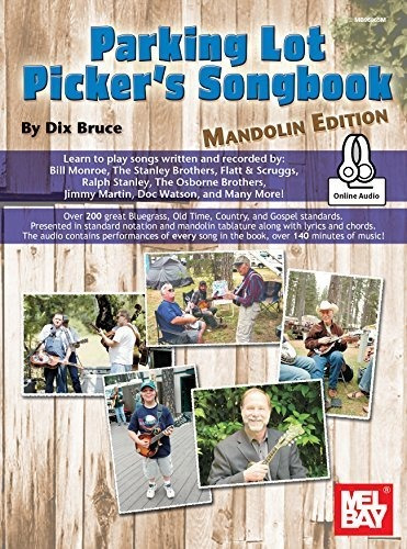 Book : Parking Lot Pickers Songbook - Mandolin - Dix Bruce