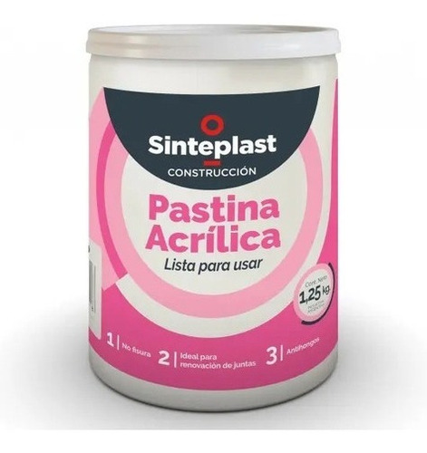 Pastina Acrilica Sinteplast Colores Varios